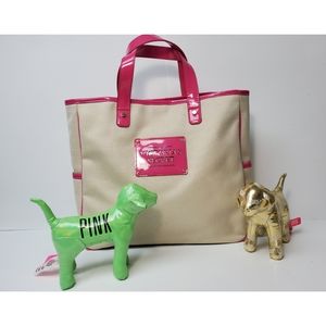 Victoria's secret canvas bowler shoulder/ handbag